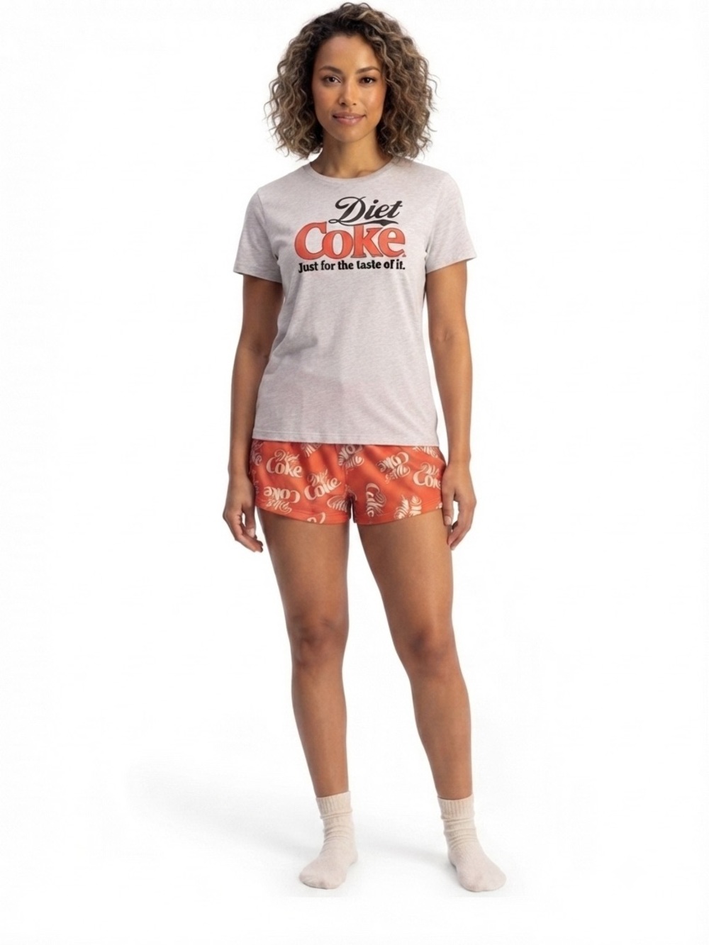 Coca-Cola 2-Piece Shirt and Boxer Pajama Set
